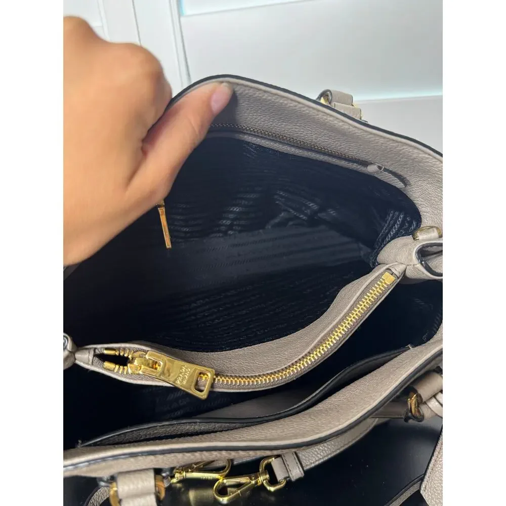 Prada | Vitello Daino Leather Handbag